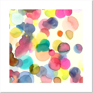 Pocket - Watercolor Colorful Drops Posters and Art